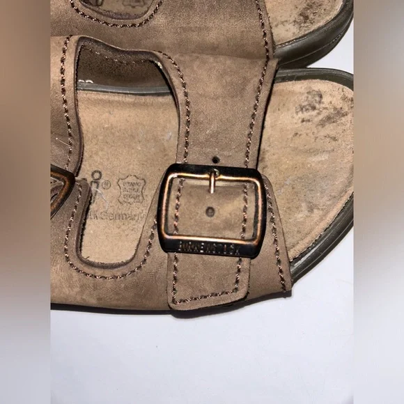 Birkenstock Tatami Brown Two Strap Sandals, size 41 - Picture 3 of 9